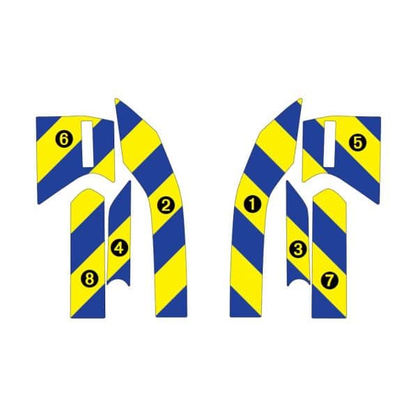 Kit Jaune-Bleu Partiel - TOYOTA RAV4 Hybride (2020) – Image 2
